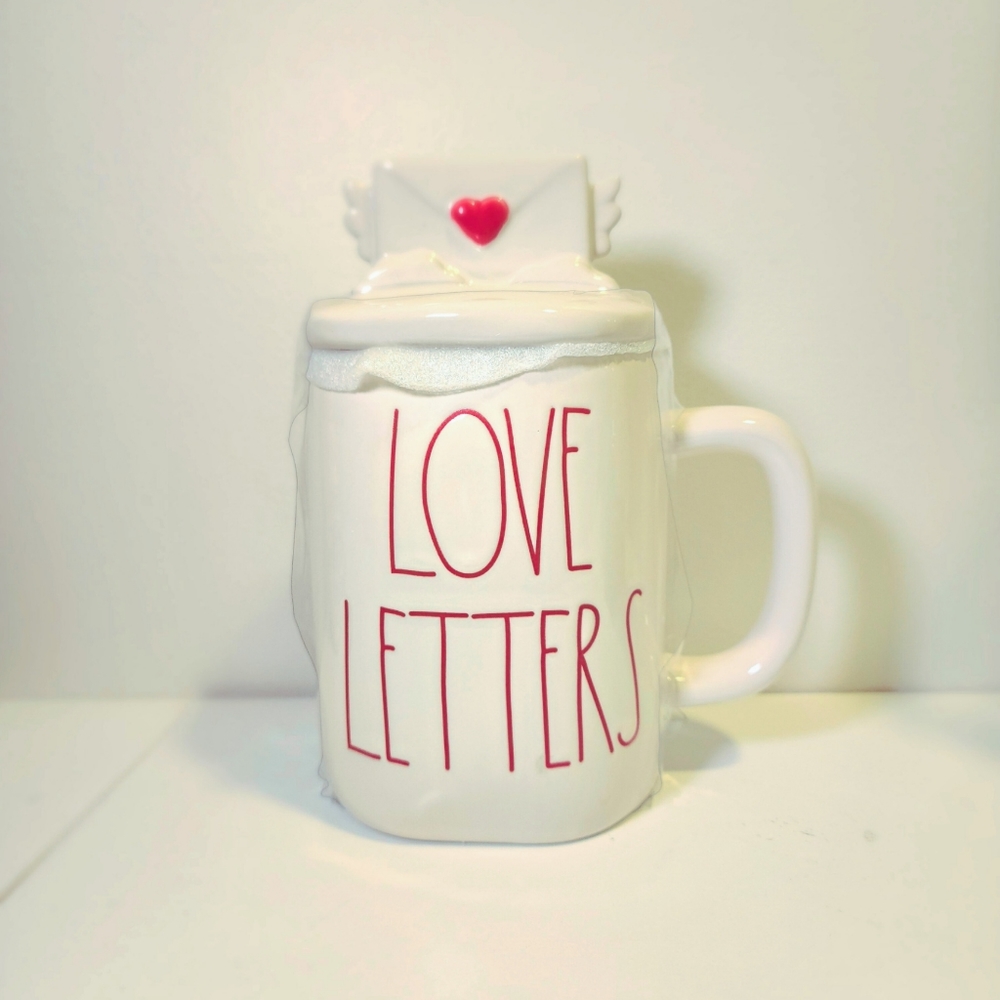 RAE DUNN Love Letters Figural Mug Brand New In Box